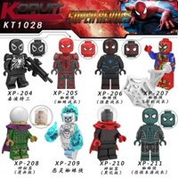 [Bộ sưu tập người 4265] Tương thích với khối xây dựng Lego Minifigure Spider-Man Mystery Guest Rainbow Suit Lắp ráp giáo dục Bé trai Trẻ em Xây dựng