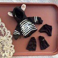 [Bộ sưu tập người 5165] 6 điểm bjd Quần áo trẻ em 30cm Chất béo Body Doll Dress Up Whole Set Ghost Mother Doll Gothic Dress