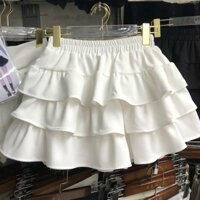 [Bộ sưu tập người 5225] Váy bánh giảm tuổi dễ thương Hàn Quốc Váy ngắn nữ Pure Desire Style Sweet Slimmer Look Chống chói a-Line Xù Puff Ski