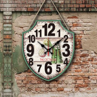 [Bộ sưu tập người 9438] Đồng hồ treo tường cổ điển Mỹ Trang trí thanh Đồng hồ treo tường châu Âu Đồng hồ treo tường sáng tạo đơn giản Đồng hồ phòng khách Đồng hồ độc đáo kỹ thuật số