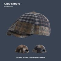 [Bộ sưu tập nhân dân 1364] Mũ lùi kẻ sọc cổ điển Nhật Bản Hợp thời trang Thu đông Tính khí Beret Mũ nồi nam nữ cổ điển Mũ họa sĩ nghệ thuật [Bộ sưu tập người 1364] lưới retro20159420Sg20250225