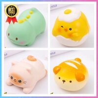 Bộ sưu tập Squishy chính hãng cao cấp, mẫu mới nhất 2024 siêu mềm mại và đáng yêu có bao bì lưới