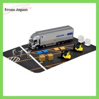 Bộ sưu tập xe tải - Tracolle - Trang hậu cần Wing Van Set B - Sagawa Express - Diorama Supplies