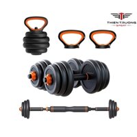 Bộ tạ đa năng 4 in 1 loại 30Kg, tạ tay, tạ đơn tháo lắp điều chỉnh giá rẻ tại nhà