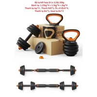 Bộ Tạ Tay-20KG (6 in 1) Composite FED