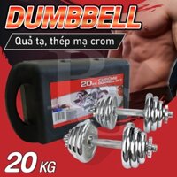 Bộ tạ tay cao cấp đa năng điều chỉnh 15 kg - 20 kg - 30 kg mới nhất BG hàng nhập khẩu - 20kg
