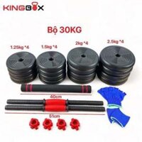 Bộ tạ tay đa năng 2024 KINGBOX - 30KG /hàng nhập khẩu