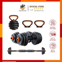 Bộ Tạ Tay Đa Năng 30Kg Composite 6 in 1 Chính Hãng FED Dễ Dàng Tháo Lắp