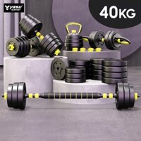 Bộ tạ tay đa năng 10KG,20KG,30KG,40KG Dumbell Set kết hợp Tạ Đòn,Tạ Đơn YASU