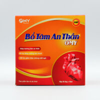 Bổ Tâm An Thần Omy Pharma dưỡng tâm an thần hỗ trợ giảm triệu chứng mất ngủ - Hộp 20 ống