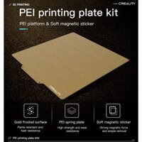 Bộ tấm bàn in mặt nhám PEI Printing Plate Kit Frosted Surface size 320*310*2mm dùng cho series CR-10 & Ender 3 Max