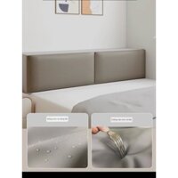 Bộ Tấm ốp đầu giường bọc da chống va đập , trang trí