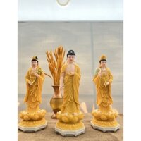 Bộ Tam thế phật 45cm _ Đá