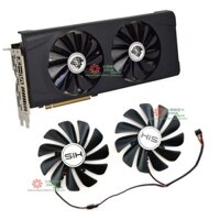 Bộ tản nhiệt Card đồ họa HIS / Xishi RX5700 5700XT 8GB IceQ X2 Quạt làm mát Card đồ họa F10U12S9-C