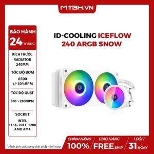 Bộ tản nhiệt nước ID-Cooling ICEFLOW 240 ARGB SNOW