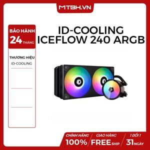 Bộ tản nhiệt nước ID-Cooling ICEFLOW 240 ARGB SNOW
