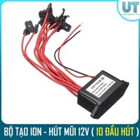 Bộ tạo ion âm hút khử mùi lọc không khí 12V -220V MS-FA7000 ( 10 đầu tạo hơn 70 triệu ion/cm3 K/Khí )