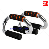 Bộ tập chống đẩy chữ S mạ inox