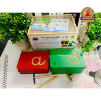 Bộ tập đồ nét chữ cái tiếng việt bằng gỗ winwintoys Autismshop