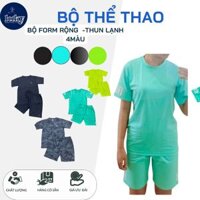 Bộ Tập Gym Nữ, Quần Áo Tập Gym Yoga Aerobic Nữ hất Đẹp Áo Phù Bụng, Quần from rộng thoải mái
