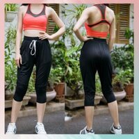 Bộ Tập Lửng Dáng Bom Cao Cấp Tập Gym - Yoga - Zumba Lagomsport