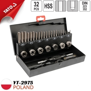Bộ taro ren 32 chi tiết Yato YT-2975