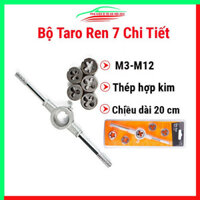 Bộ taro ren ngoài tay quay và 7 chi tiết tạo ren M3-M12