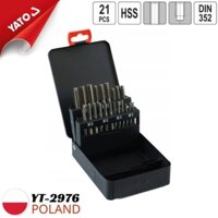 Bộ taro ren trong M3-M12 21 chi tiết Yato YT-2976 - Ba Lan