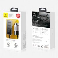 Bộ tẩu sạc đa năng dùng cho xe hơi Baseus LV111 (5.5A, 4 Port USB, Cáp dài 1.5M dùng cho cả ghế trước và sau xe)