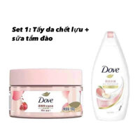 Bộ tẩy da chết và sữa tắm Dove