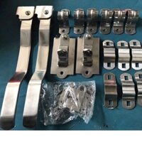 Bộ Tay Gài Khoá Cửa Thùng Xe ( Gồm: Tay Khoá, Đỡ, Ốp, Móc chữ T )