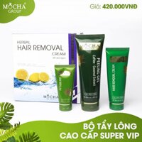 BỘ TẨY LÔNG THẢO MỘC CAO CẤP SUPER VIP MOCHA