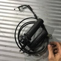 Bộ tay nắm, tay ga, họng ga, cả cụm, hàng zin tháo xe piaggio zip 100