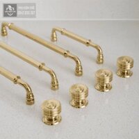 Bộ tay nắm tủ mạ vàng kiểu Ý PKC110