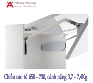 Bộ tay nâng 2 cánh tủ Hafele cao 710-790  493.05.896