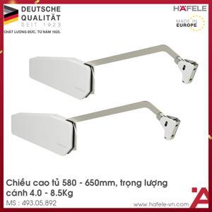Bộ tay nâng 2 cánh tủ Hafele cao 580-650  493.05.892