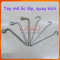 Bộ tay quay kích, tay công vặn mở ốc lốp, móc hạ lốp nhiều kích cỡ - Future Autoparts