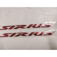 Bộ tem 2 chữ nổi Sirius màu đỏ new