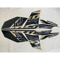 Bộ tem 3 lớp decal dán xe máy Yamaha Exciter 150 đời 2020 2021 màu đen đồng zin thái siêu đẹp