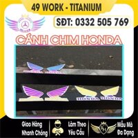 BỘ TEM CÁNH CHIM HONDA TITAN ( BẢN LỚN ) TRANG TRÍ XE MÁY, MÁY TÍNH, NÓN BẢO HIỂM(Shop: Chuyên Nhận Làm Hàng Theo Yêu