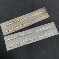 BỘ TEM CHỮ NỔI AIR BLADE, TEM TÊN CHỮ XE HONDA AIR BLADE ZIN keo siêu dính, màu siêu bền