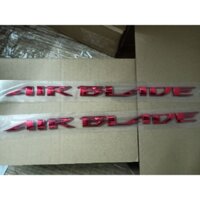 Bộ tem chữ nổi Airblade 2013 màu đỏ loại zin cứng