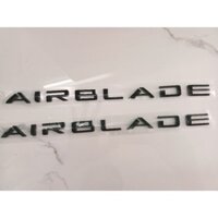 Bộ tem chữ nổi AirBlade 2020 đến 2024 màu đen nhập thái