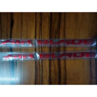 Bộ tem chữ nổi Airblade màu đỏ zin new