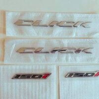 BỘ TEM CHỮ NỔI “CLICK 150i” CHÍNH HÃNG NHẬP KHẨU HONDA THÁI LAN