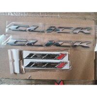 Bộ tem chữ nổi Click thái 125 loại zin new