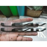 Bộ tem chữ nổi Lead màu đen bóng 2025