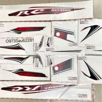 Bộ tem dán xe EXCITER 2010 đỏ RC zin Yamaha chính hãng