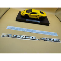 Bộ Tem dán xe logo chữ nổi ốp sườn NHỰA DẺO xe máy AB Air Blade 2008 BÌNH XĂNG CON HÀNG LOẠI ĐEP