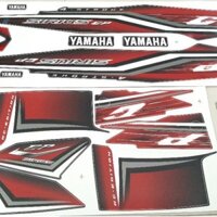 Bộ tem dán xe Sirius màu đỏ GP đẹp